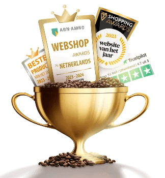 Prijswinnende koffiewinkel